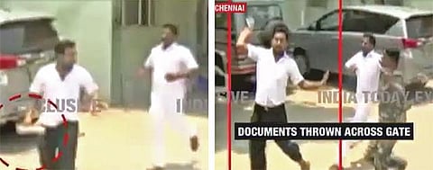 அமைச்சர் விஜயபாஸ்கர் வீட்டில் சோதனை நடந்தபோது கார் ஓட்டுநர் எடுத்துக்கொண்டு ஓடிய ஆவணங்கள் என்ன? - வருமான வரித்துறையினர் தீவிர விசாரணை