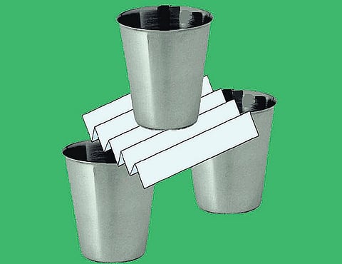 நீங்களே செய்யலாம்: கீழே விழாத டம்ளர்