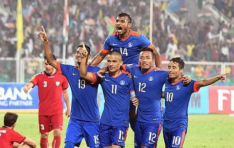 21 ஆண்டுகளுக்குப் பிறகு ஃபிபா தரவரிசையில் இந்தியக் கால்பந்து அணி 100-வது இடம்