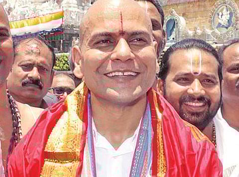 திருப்பதி தேவஸ்தான புதிய நிர்வாகி பதவியேற்பு