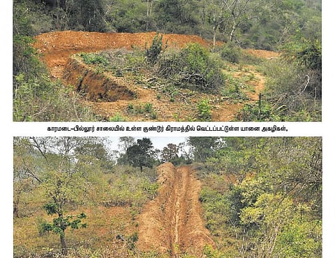 யானைகள் சறுக்கி வரவா அகழிகள்? - மலைக் கிராமங்களில் கேலிக்குள்ளாகும் யானைத் தடுப்பு நடவடிக்கைகள்