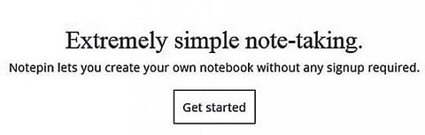 தளம் புதிது: எளிமையான இணைய குறிப்பேடு