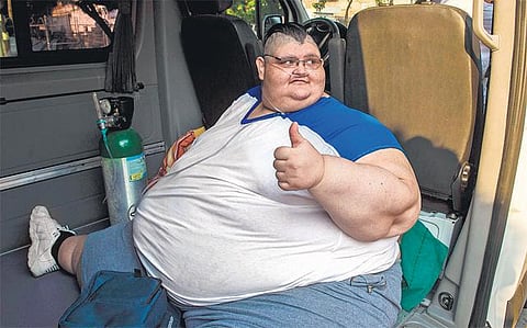 600 கிலோ எடை கொண்ட குண்டு மனிதருக்கு அறுவை சிகிச்சை வெற்றி