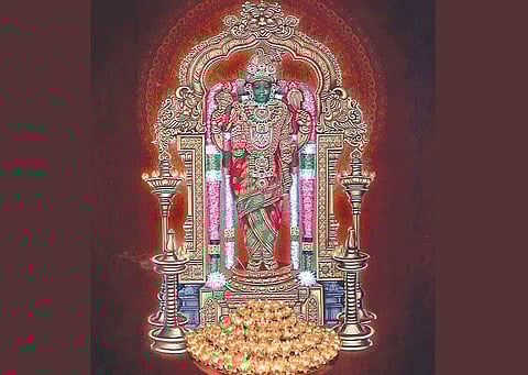 நிகழ்வு: பொன்வண்ணத் தாமரை மலர்கள் அர்ப்பணம்