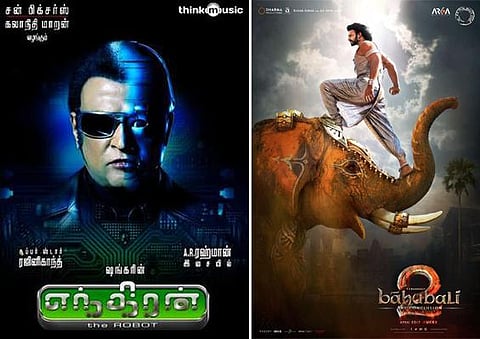 தமிழகத்தில் எந்திரன் சாதனையை முறியடித்தது பாகுபலி 2