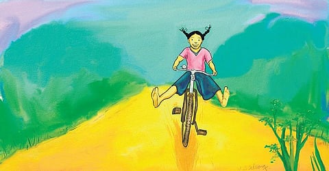 அம்மாவின் சேட்டைகள்: சைக்கிளில் தனியாக ஊருக்குப் போன கதை