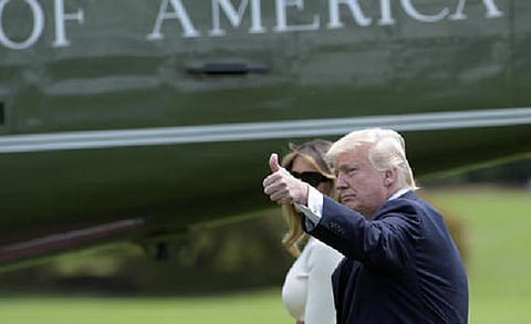 சவுதி அரேபியா புறப்பட்டுச் சென்றார் ட்ரம்ப்