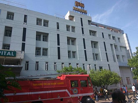 கோவையில் தனியார் மருத்துவமனையில் தீ விபத்து: நோயாளிகள் பத்திரமாக மீட்பு