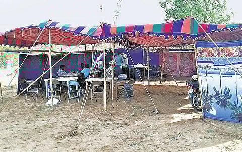 திருப்பூர் மாவட்டம் தாராபுரத்தில் ஒரே நாளில் 5 டாஸ்மாக் கடைகள் திறப்பு: இலவசமாக பிரியாணி, தண்ணீர் பாக்கெட் விநியோகம்