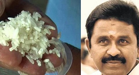 தமிழகத்தில் பிளாஸ்டிக் அரிசி இல்லை: அமைச்சர் காமராஜ்