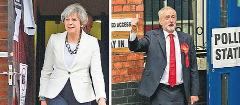 பிரிட்டனில் தொங்கு நாடாளுமன்றம் உறுதியானது: கன்சர்வேடிவ் 318; தொழிலாளர் கட்சி 261