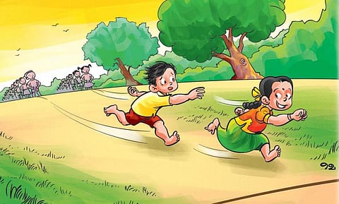 தினுசு தினுசா விளையாட்டு: ஆடும் முயலும்!