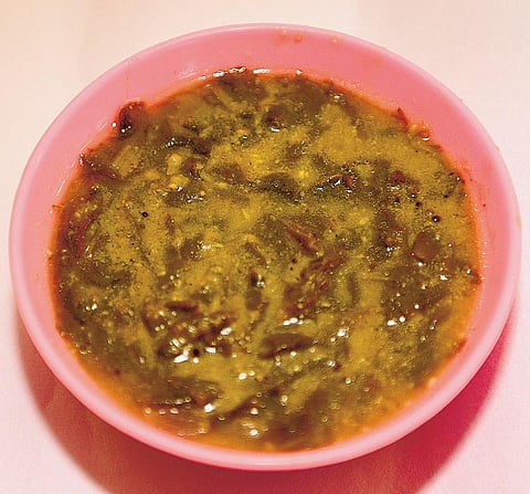 வயிற்றுக்கு உகந்த உணவு: பசலைக் கீரை கூட்டு