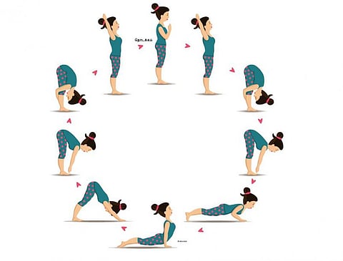 சூரிய நமஸ்காரம்: உடலினை உறுதிசெய்வோம்!