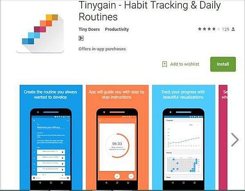 செயலி புதிது: பழக்கங்களைக் கற்றுத்தரும் செயலி