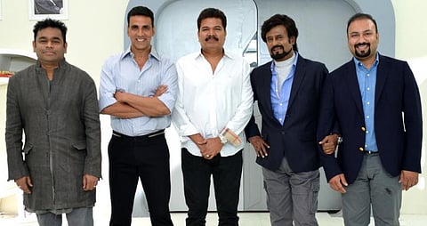 100 அடி உயர பலூனில் 2.0 பட விளம்பரங்கள்: தயாரிப்பு நிறுவனத்தின் புதிய முயற்சி