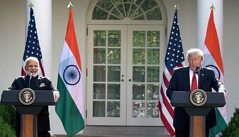 பாகிஸ்தானின் தீவிரவாத நடவடிக்கைக்கு எதிராக மோடி, ட்ரம்ப் கூட்டுக் குரல்