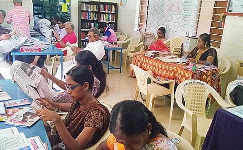 பகலில் நூலகம்.. இரவில் பயிலகம்..!
