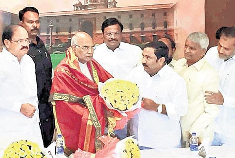 குடியரசுத் தலைவர் தேர்தல்: ஆந்திரா, தெலங்கானாவில் ஆதரவு திரட்டினார் ராம்நாத் கோவிந்த்