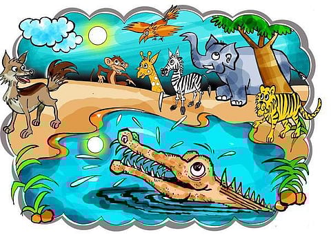 கதை: நிலாவைச் சாப்பிடுவது யார்?