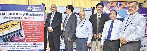 இந்தியன் வங்கியில் ஜிஎஸ்டி சேவைகள் தொடக்கம்: நெட் பேங்கிங் மூலமும், நேரிலும் செலுத்த முடியும்