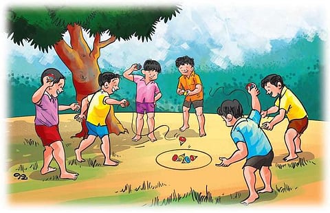 தினுசு தினுசா விளையாட்டு: சுற்றும் பம்பரம்