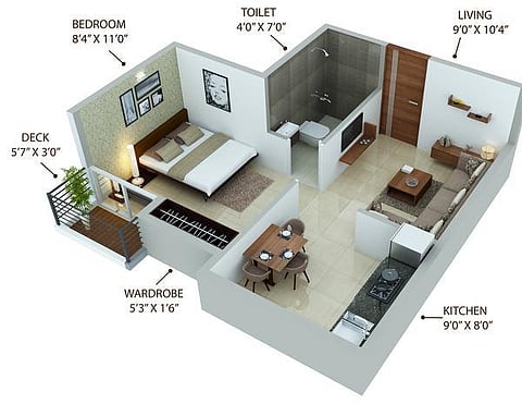 ஒரு படுக்கையறை வீடு நல்லதா?