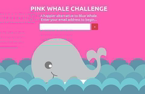 ப்ளூ வேல் பயங்கர விளையாட்டுக்கு மாற்றாக இணையத்தில் அன்பை பரப்பும் ‘பிங்க் வேல்’