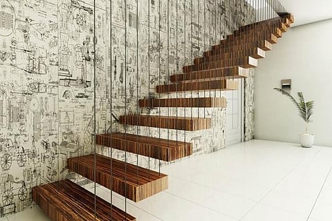 நவீனம் திளைக்கும் படிக்கட்டுகள்