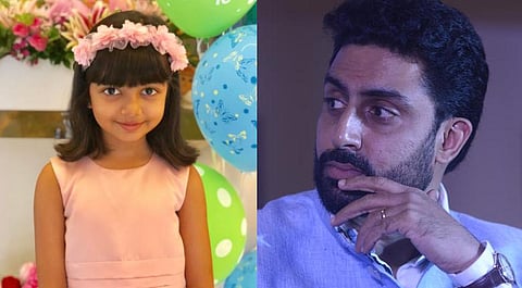 உங்கள் குழந்தை பள்ளிக்குச் செல்கிறாளா? - ட்விட்டரில் வந்த கிண்டல் பதிவுக்கு அபிஷேக் அளித்த பக்குவ பதில்