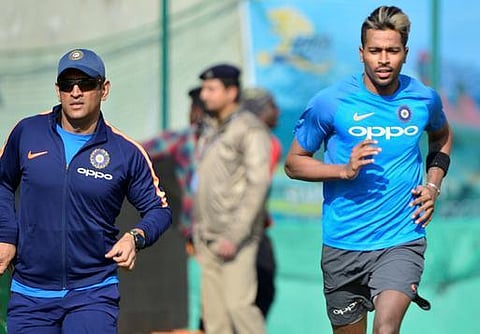 தோனி - ஹர்திக் ஓட்டபந்தயம்: ஜெயித்தது யார்?- பிசிசிஐ சுவாரசிய பகிர்வு