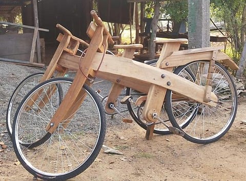 தேக்கு சைக்கிள் !