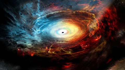 வானியல்: இரண்டாவது பெரிய கருந்துளை