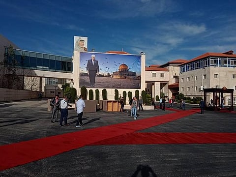 வரலாற்று சிறப்புமிக்க பயணமாக பாலஸ்தீனம் சென்றடைந்தார் மோடி