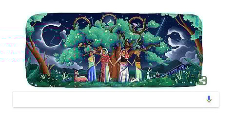 சிப்கோ இயக்கத்தை டூடுல் வெளியிட்டு கவுரவித்த கூகுள்