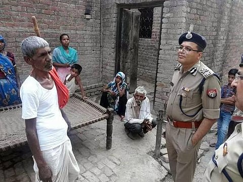 அறுவடை செய்ய மறுத்த தலித் பிரிவினரின் மீசையை மழித்து, சிறுநீர் குடிக்க வைத்த கொடுமை