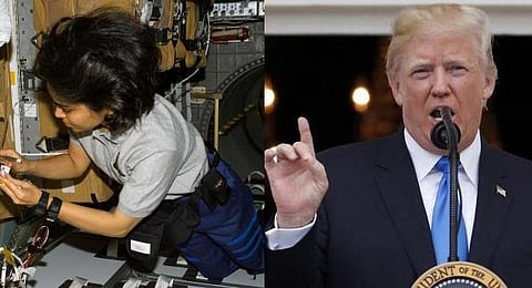 கல்பனா சாவ்லாவை புகழ்ந்த ட்ரம்ப்