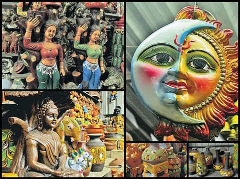 போகிற போக்கில்: ஒளிரும் மண் சிற்பங்கள்