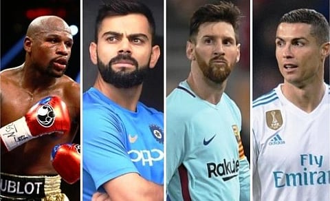 உலகிலேயே அதிக ஊதியம் பெறும் வீரர்கள் பட்டியல்: ஒரே ஒரு இந்திய வீரருக்கு மட்டுமே இடம்