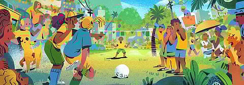 கால்பந்து கூகுள் கொண்டாட்டம்