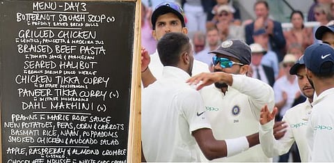 இந்திய கிரிக்கெட் வீரர்களுக்கு மாட்டுக் கறி வழங்கப்பட்டதா? - பிசிசிஐ வெளியிட்ட புகைப்படத்தால் சர்ச்சை