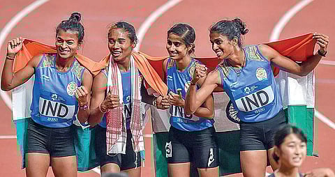 ஆசிய விளையாட்டுப் போட்டி 2018: பதக்கங்களை அள்ளிய பெண்கள்!