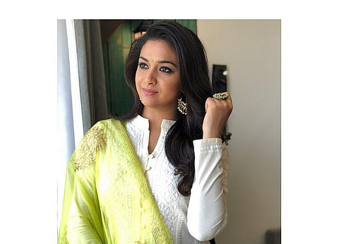 சீன நடிகருக்கு ஜோடியாக கீர்த்தி சுரேஷ்