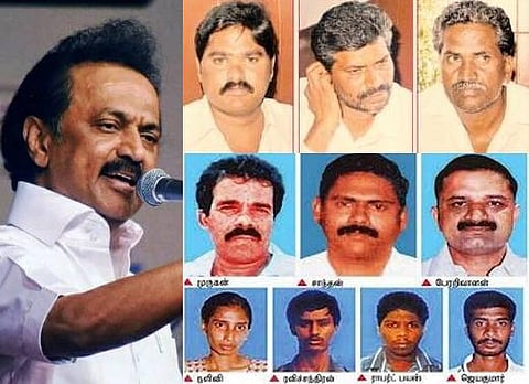 தருமபுரி குற்றவாளிகள் 3 பேர் விடுதலையில் காட்டிய தீவிரம் 7 பேர் விடுதலையில் இல்லாமல் போனது ஏன்?- ஸ்டாலின் கேள்வி