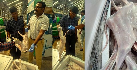 ராஜஸ்தானிலிருந்து வந்த 2190 கிலோ இறைச்சி சுகாதாரமற்றமுறையில் இருந்ததால் அழிக்கப்பட்டது: உயர் நீதிமன்றத்தில் அரசு தகவல்