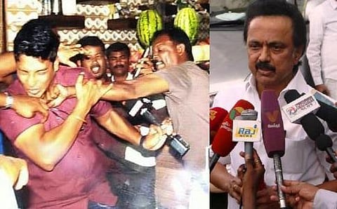 சென்னையில் செய்தியாளர் தாக்கப்பட்ட விவகாரத்தில் திமுக மீது வீண்பழி சுமத்துகிறார்கள்: ஸ்டாலின்