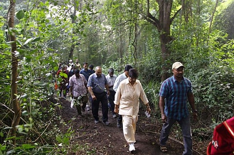 புதுச்சேரி வனத்துறை நகர்ப்புற வனத்தில் 3 கி.மீ. தொலைவு பொதுமக்கள் நடந்து செல்ல அனுமதி