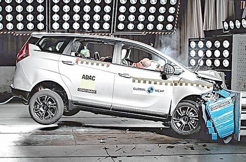 விபத்து சோதனை: மராஸோ-வுக்கு நான்கு ஸ்டார்