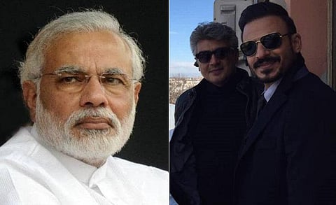 நரேந்திர மோடி வேடத்தில் நடிக்கும் அஜித் வில்லன்