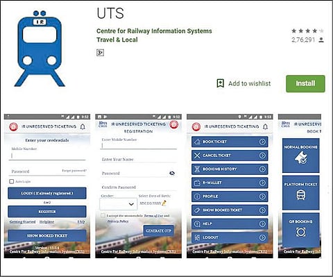 செல்போன் செயலி மூலம் முன்பதிவில்லா ரயில் பயணச்சீட்டு: பயனாளர்களின் எண்ணிக்கை கோவையில் உயர்வு